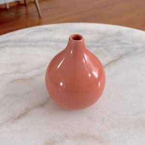 West Elm, Orange sherbet color mini vase